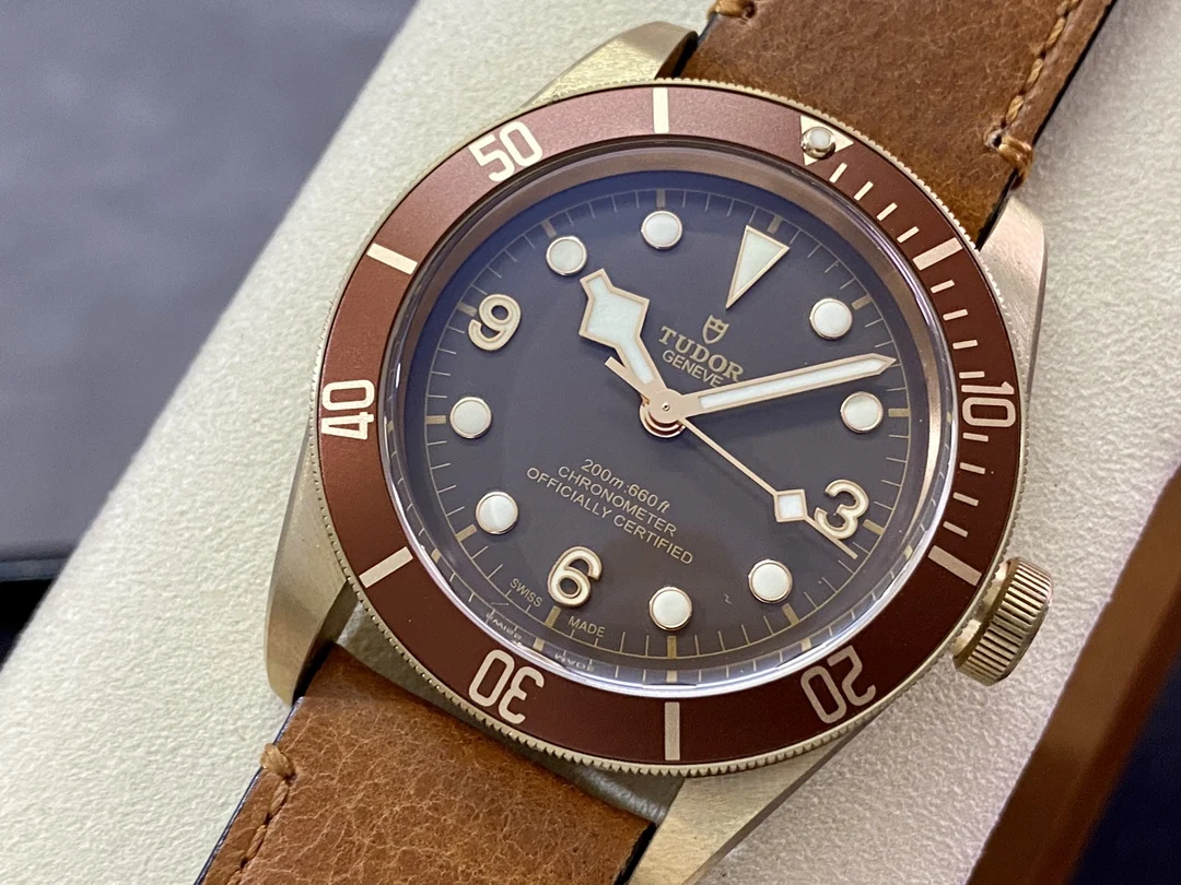 Tudor Bronze — photographed off the sweep