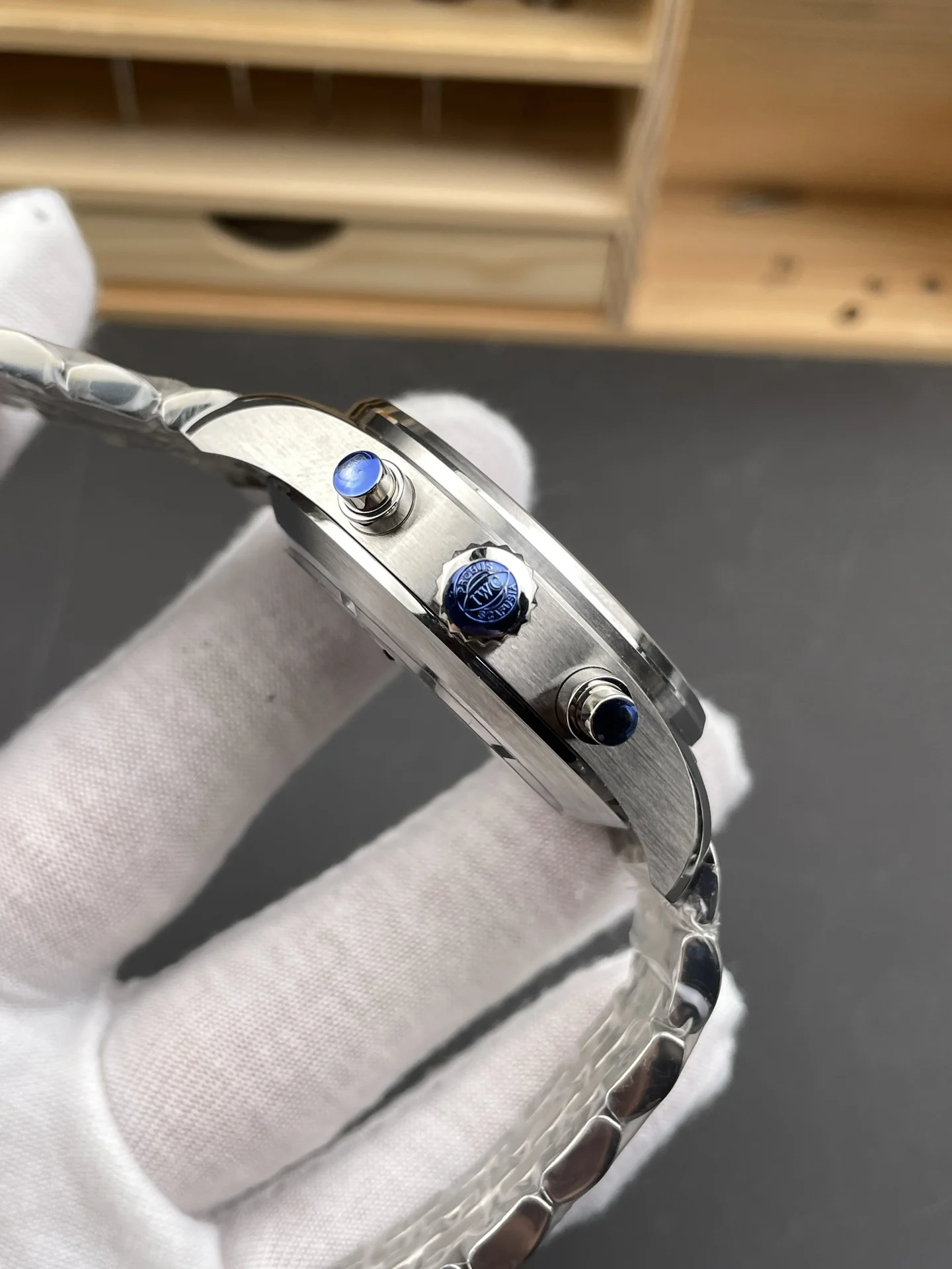 Tudor Steel 43mm — photographed off the sweep