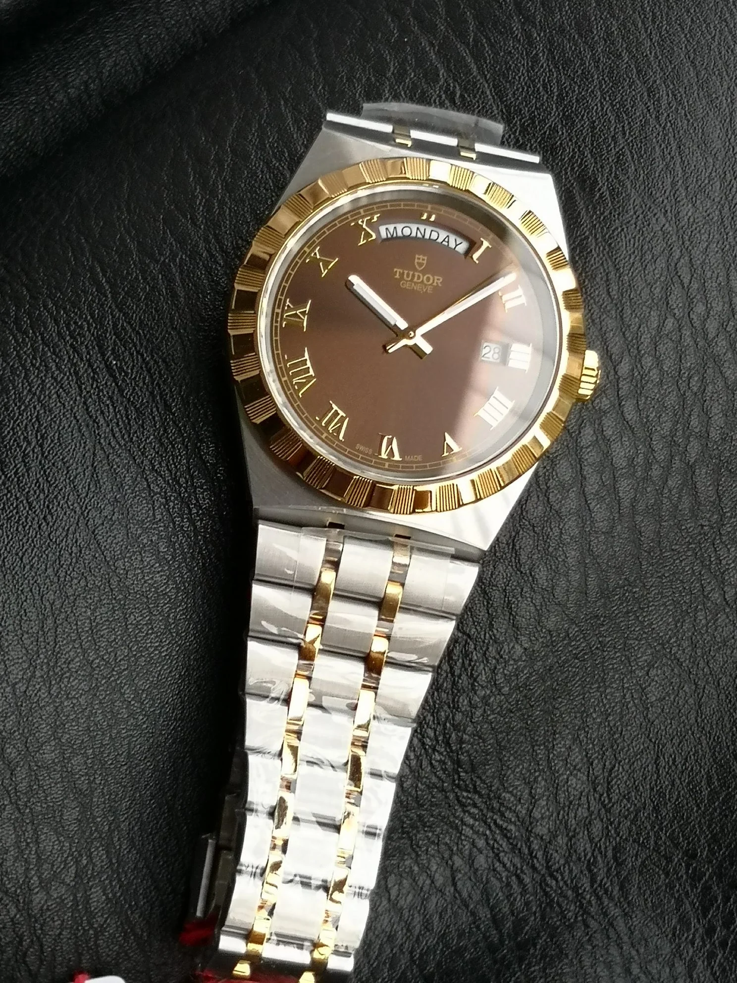 Tudor Steel Diamond-Set 41mm — photographed off the sweep