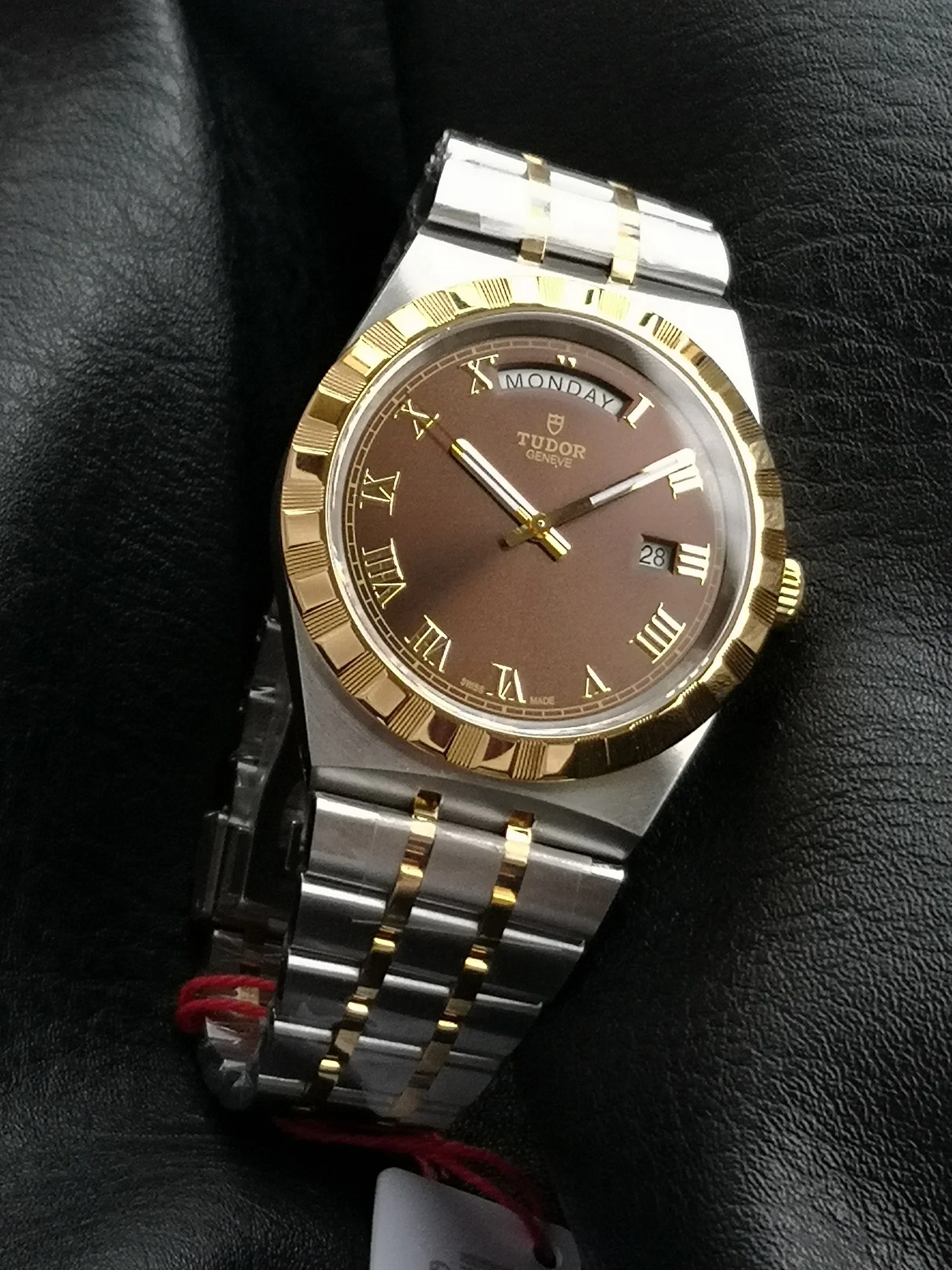 Tudor Steel Diamond-Set 41mm — photographed off the sweep