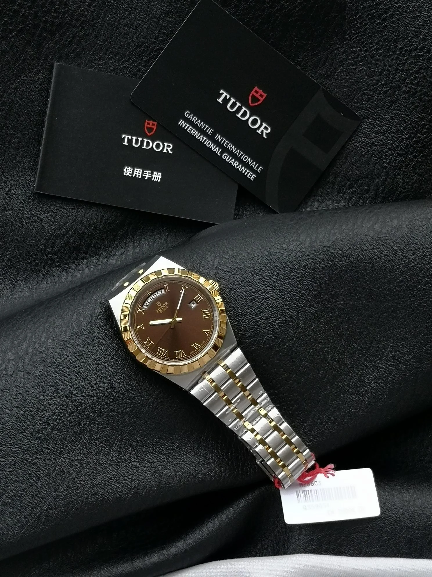 Tudor Steel Diamond-Set 41mm — photographed off the sweep