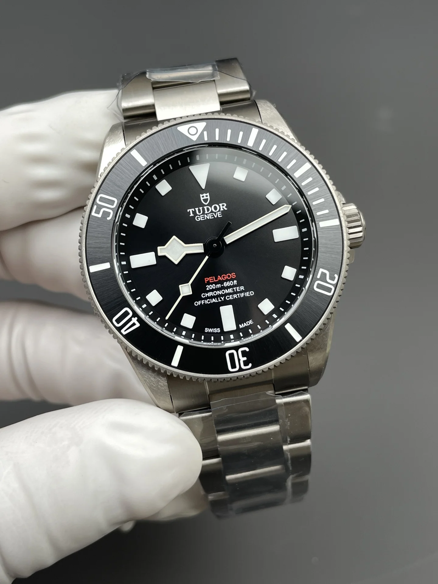 Tudor Titanium 39mm — photographed off the sweep