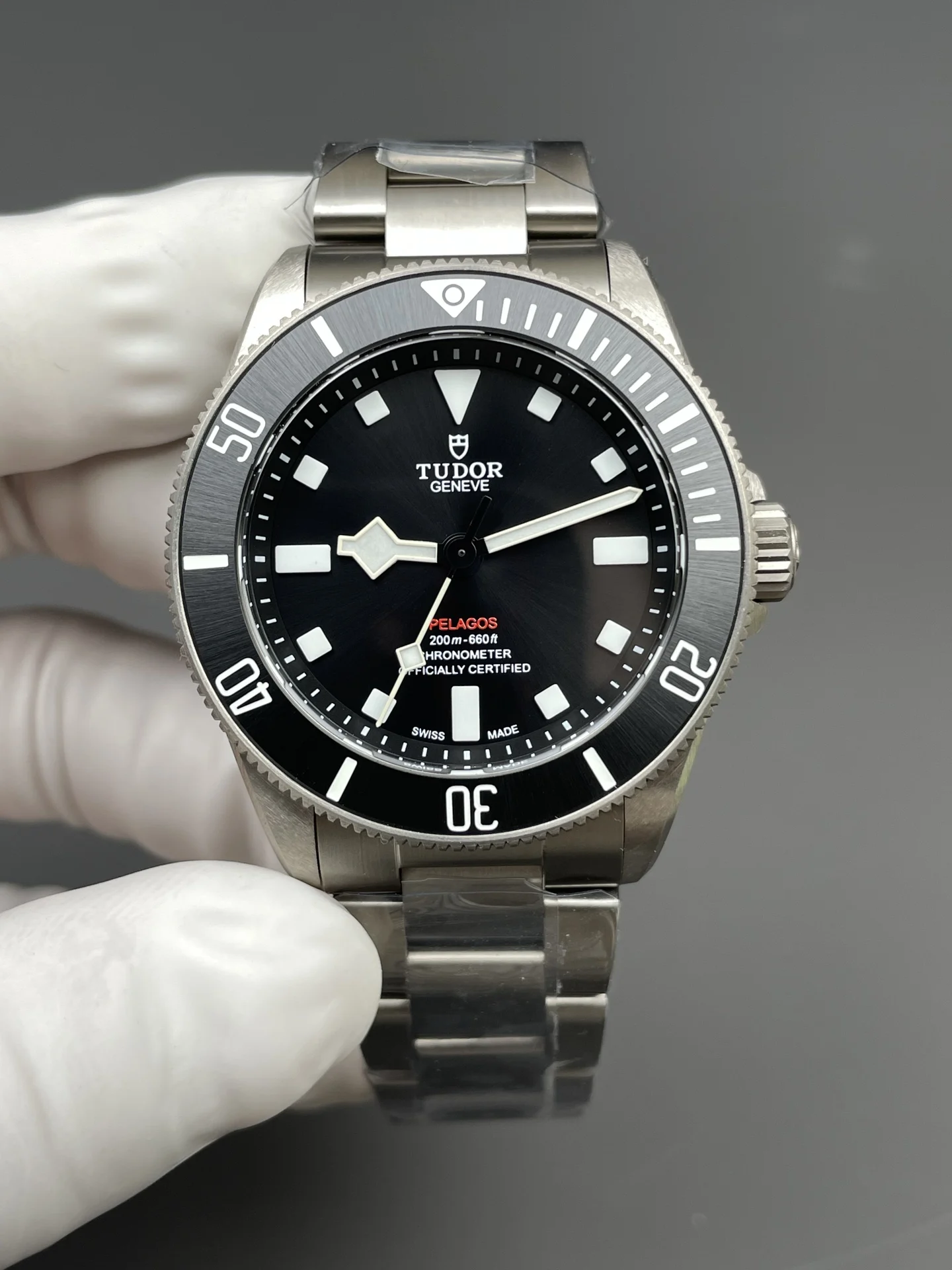 Tudor Titanium 39mm — photographed off the sweep