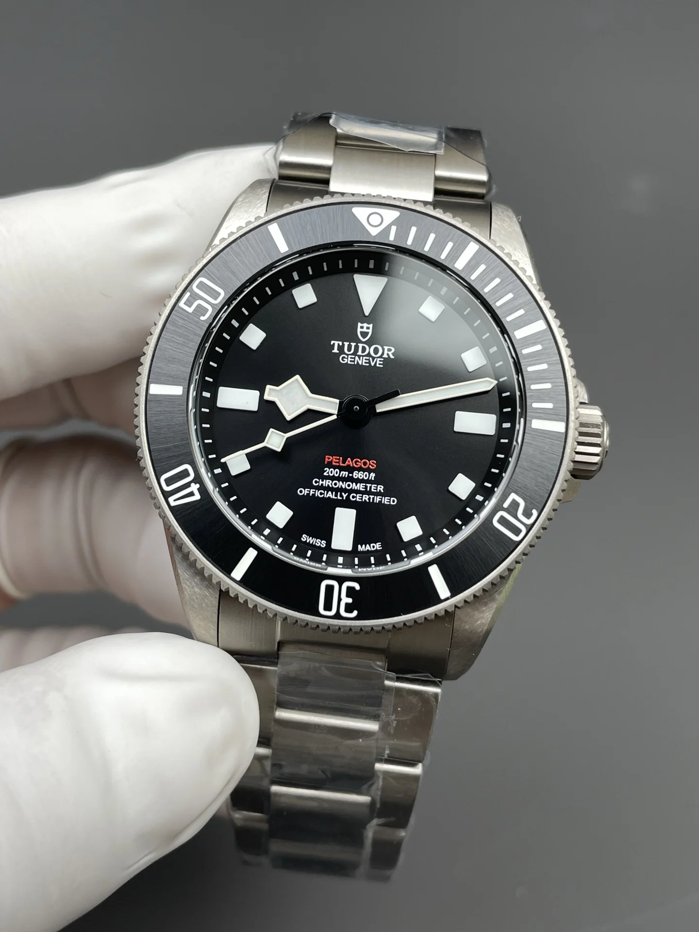 Tudor Titanium 39mm — photographed off the sweep