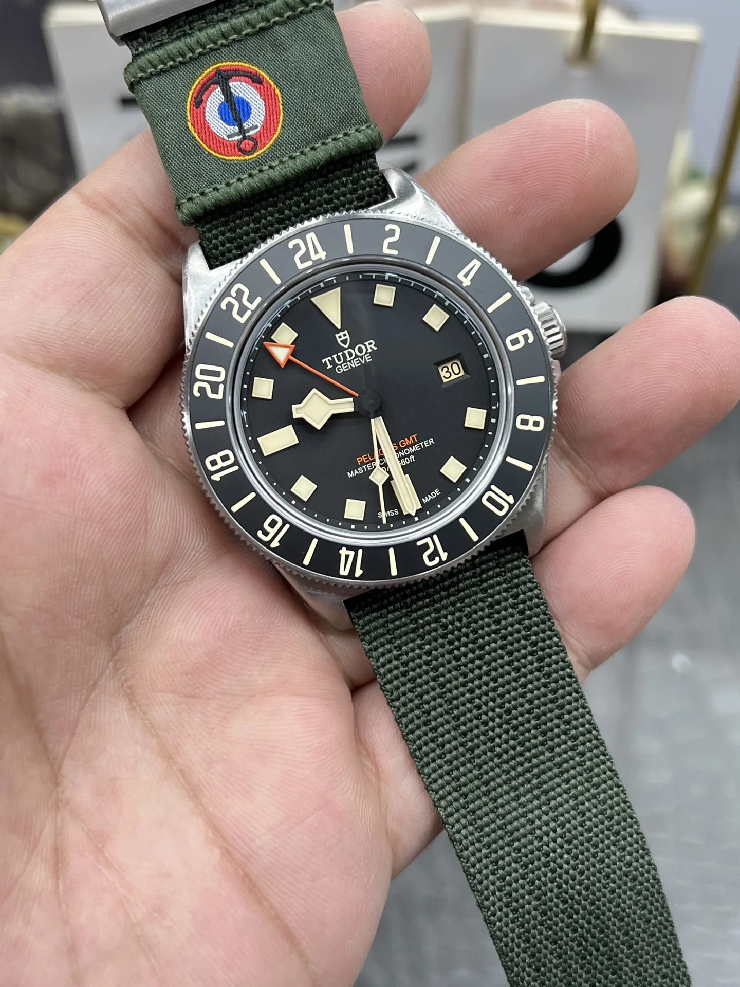 Tudor Titanium 42mm — photographed off the sweep