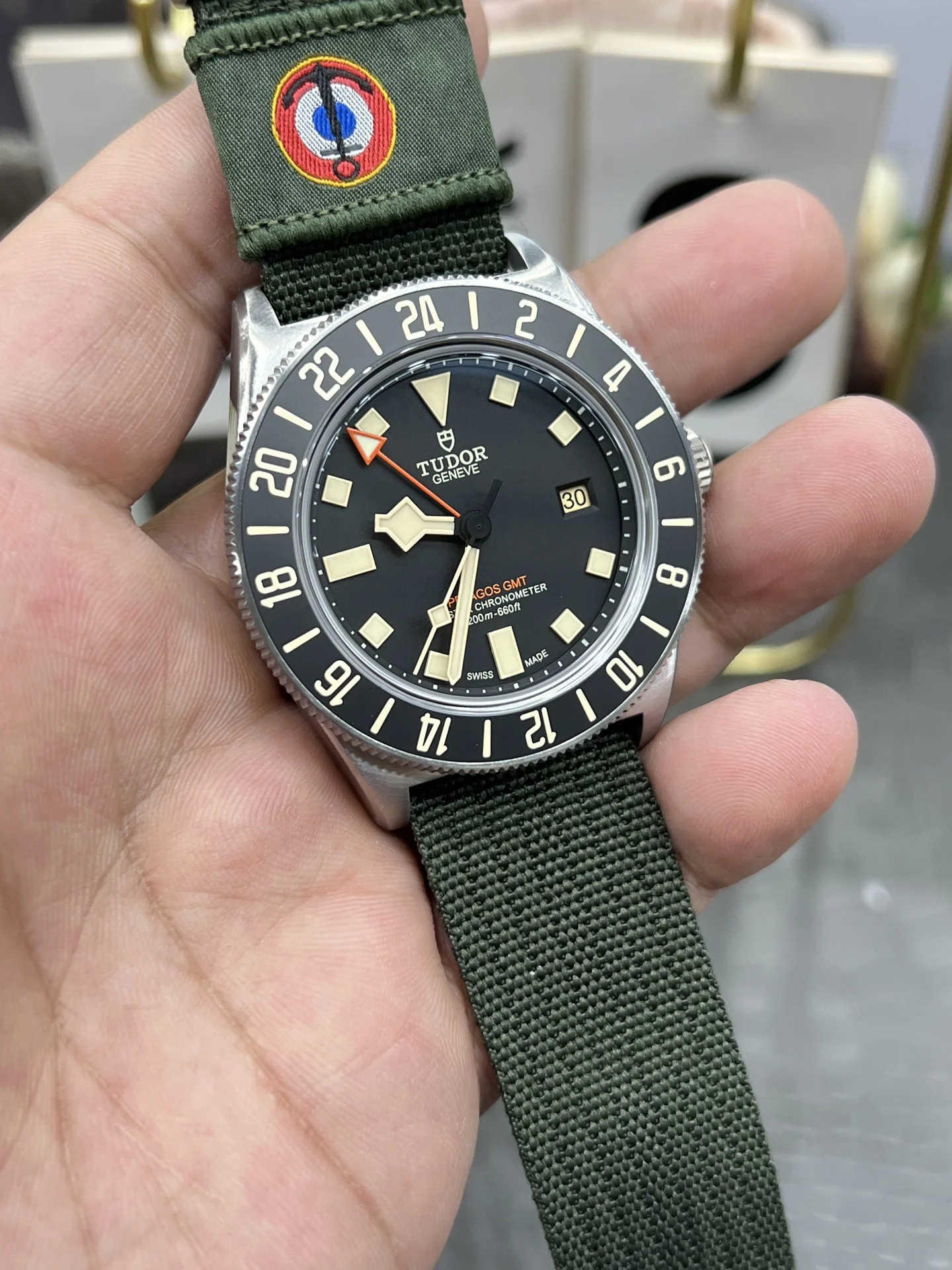 Tudor Titanium 42mm — photographed off the sweep