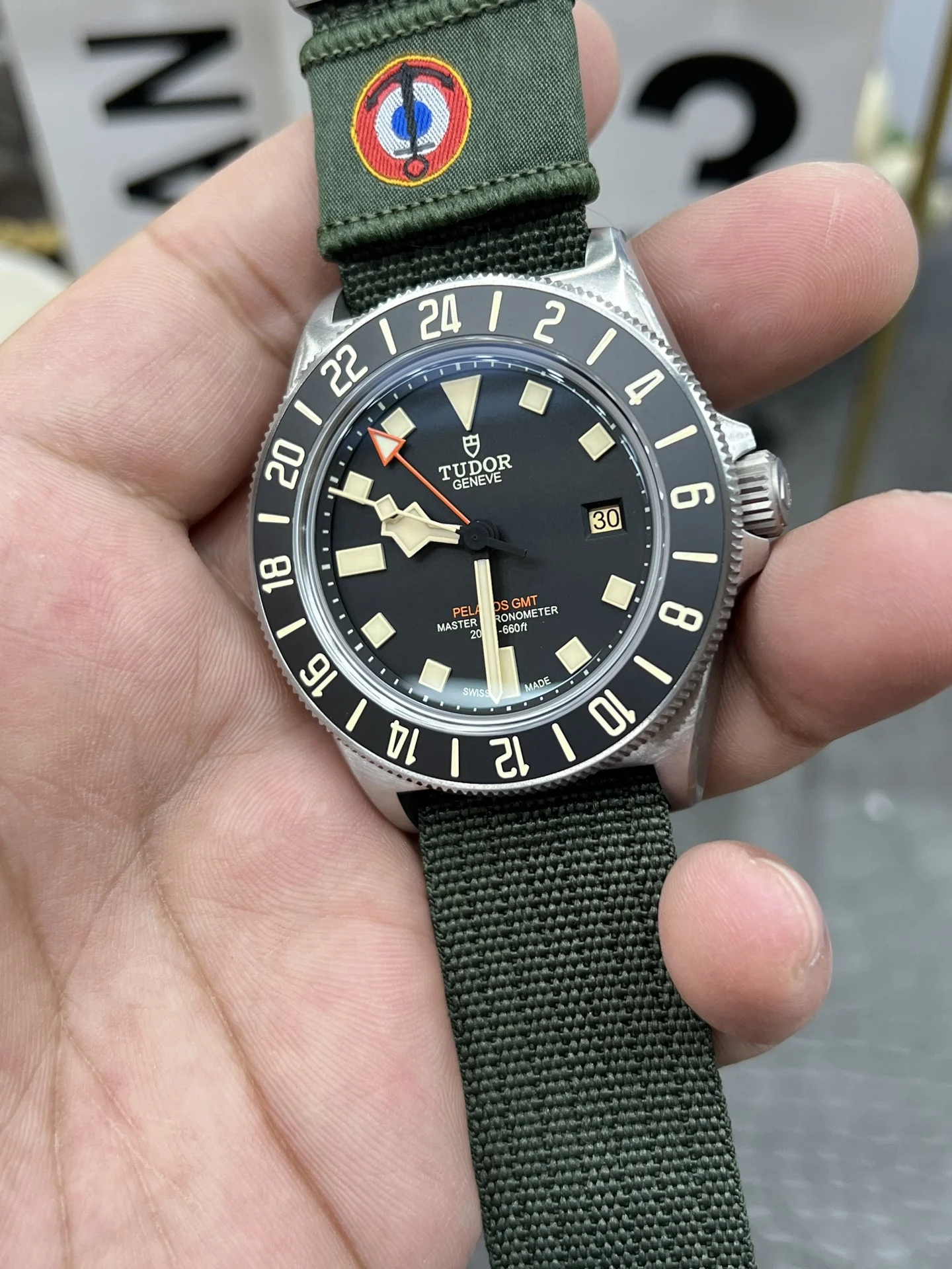 Tudor Titanium 42mm — photographed off the sweep