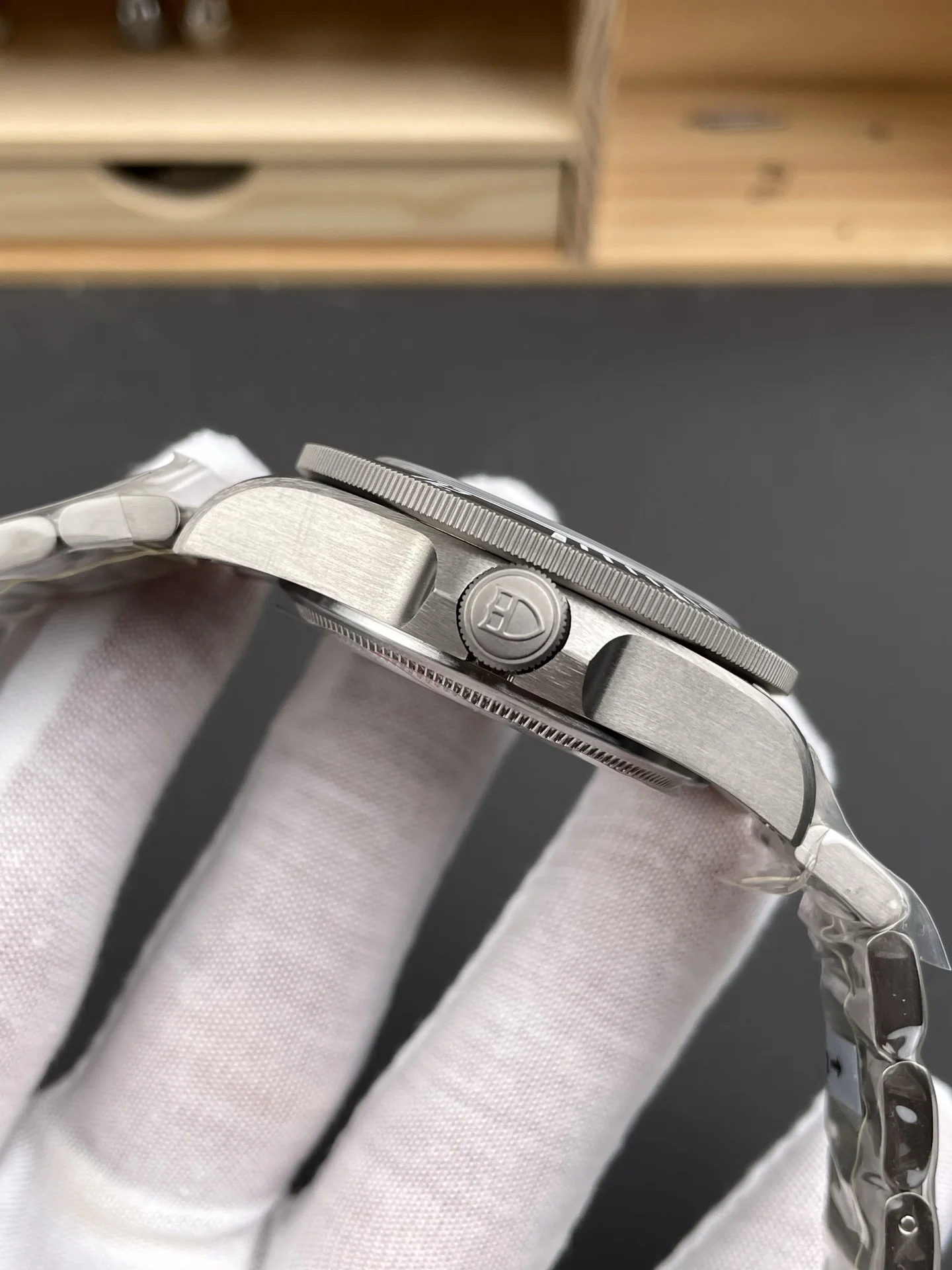 Tudor Titanium 42mm — photographed off the sweep