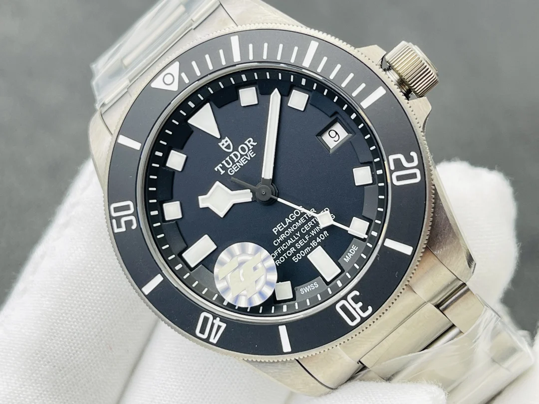 Tudor Titanium Black Dial 42mm — photographed off the sweep