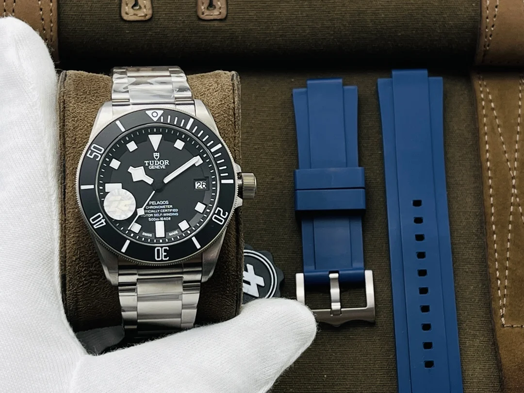 Tudor Titanium Black Dial 42mm — photographed off the sweep
