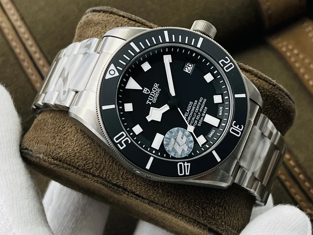 Tudor Titanium Black Dial 42mm — photographed off the sweep