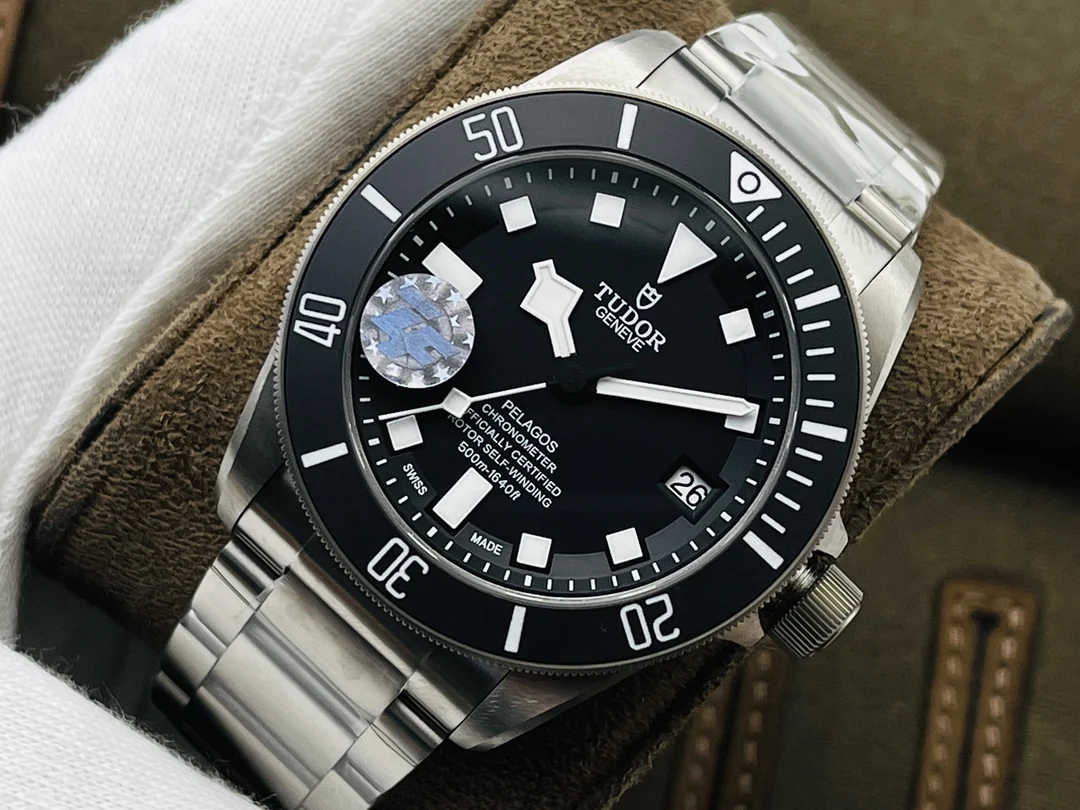 Tudor Titanium Black Dial 42mm — photographed off the sweep