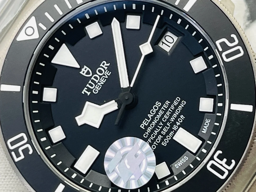 Tudor Titanium Black Dial 42mm — photographed off the sweep