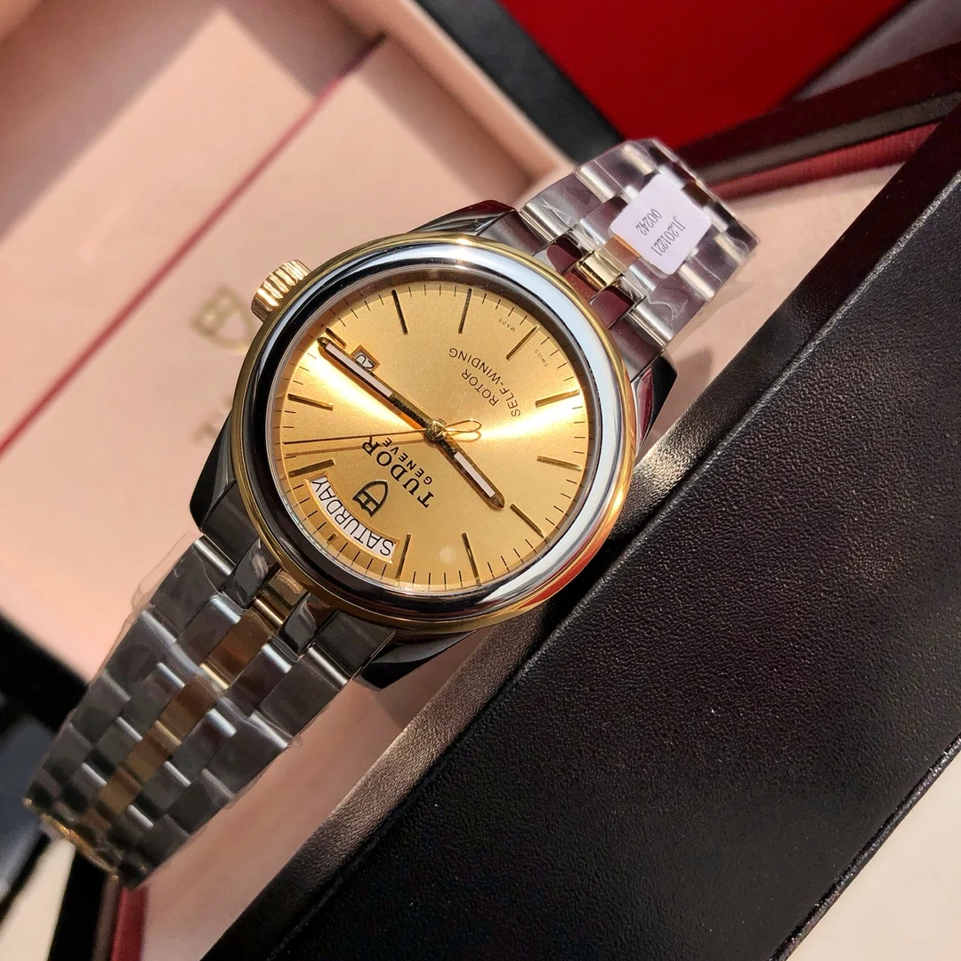 Tudor Yellow Gold — photographed off the sweep
