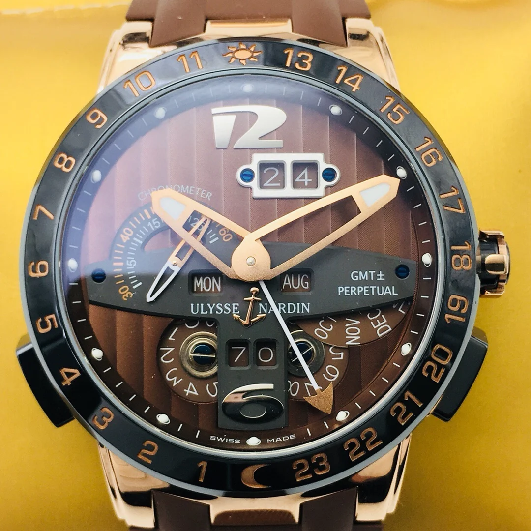 Ulysse Nardin Perpetual Calendar — photographed off the sweep