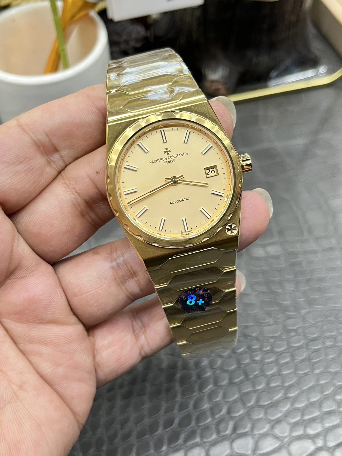 Vacheron Constantin 37mm — photographed off the sweep