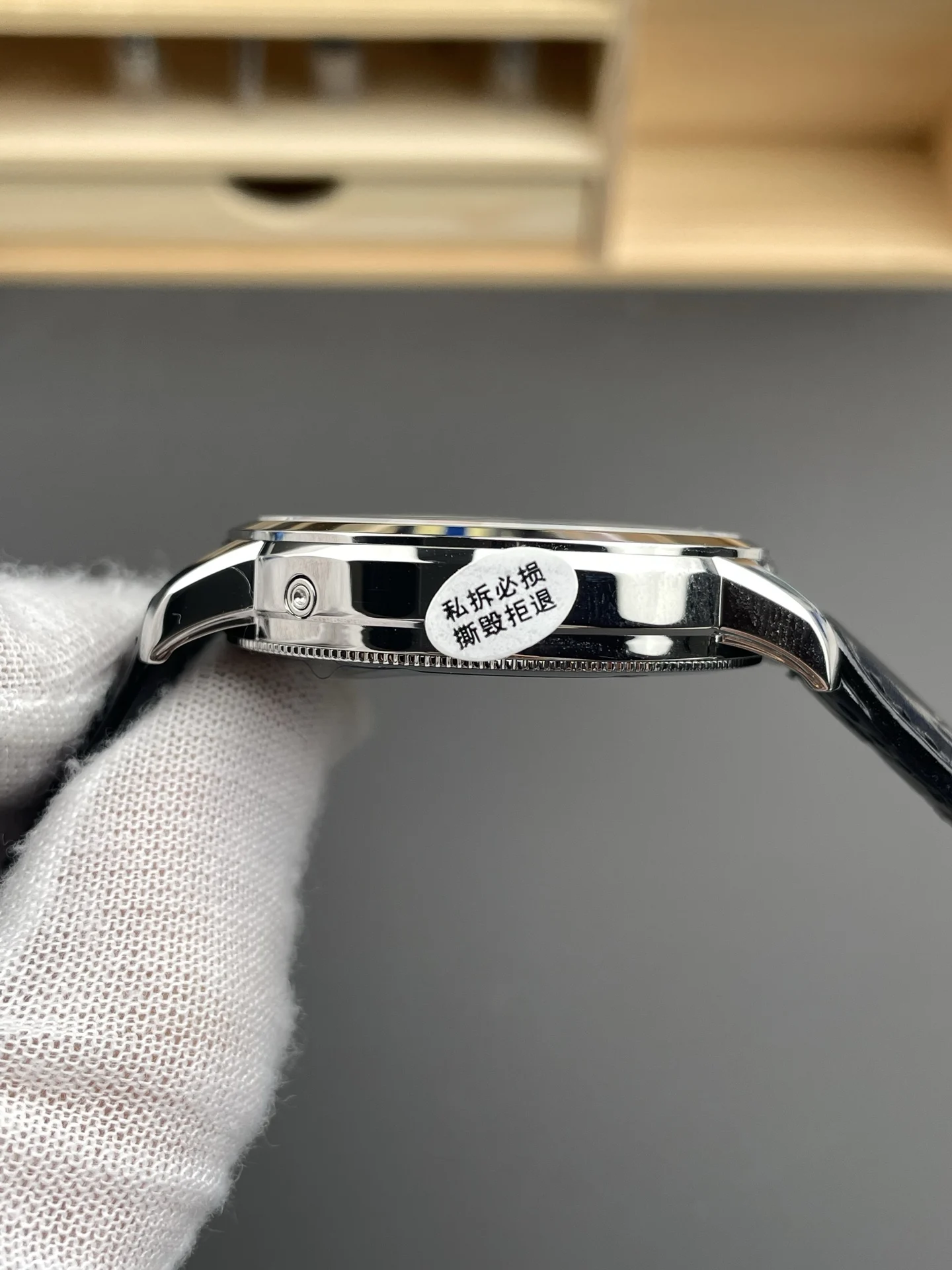 Vacheron Constantin Black Dial 41mm — photographed off the sweep