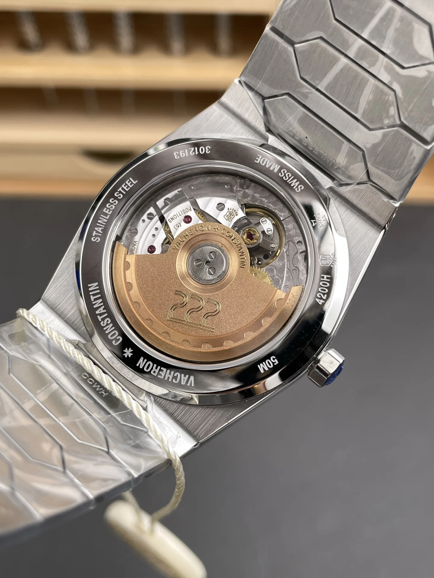 Vacheron Constantin Blue Dial 37mm — photographed off the sweep