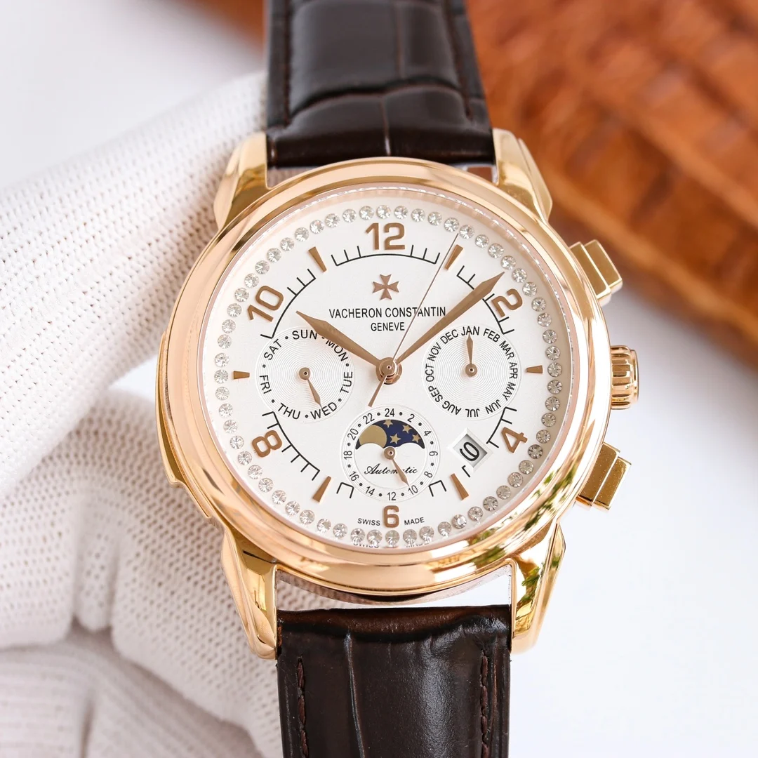 Vacheron Constantin Fiftysix Moon Phase Steel — photographed off the sweep