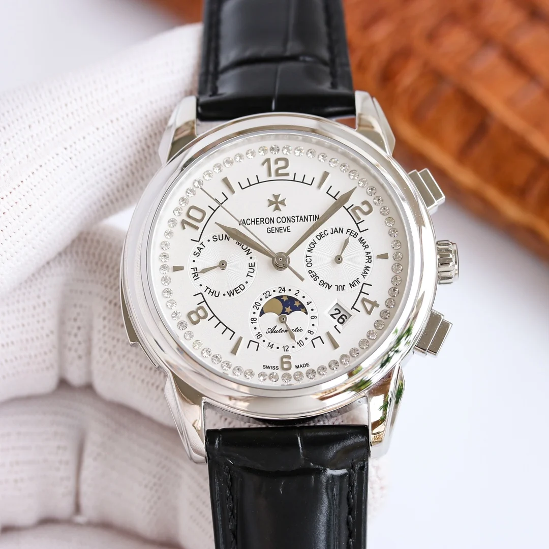 Vacheron Constantin Fiftysix Moon Phase Steel — photographed off the sweep