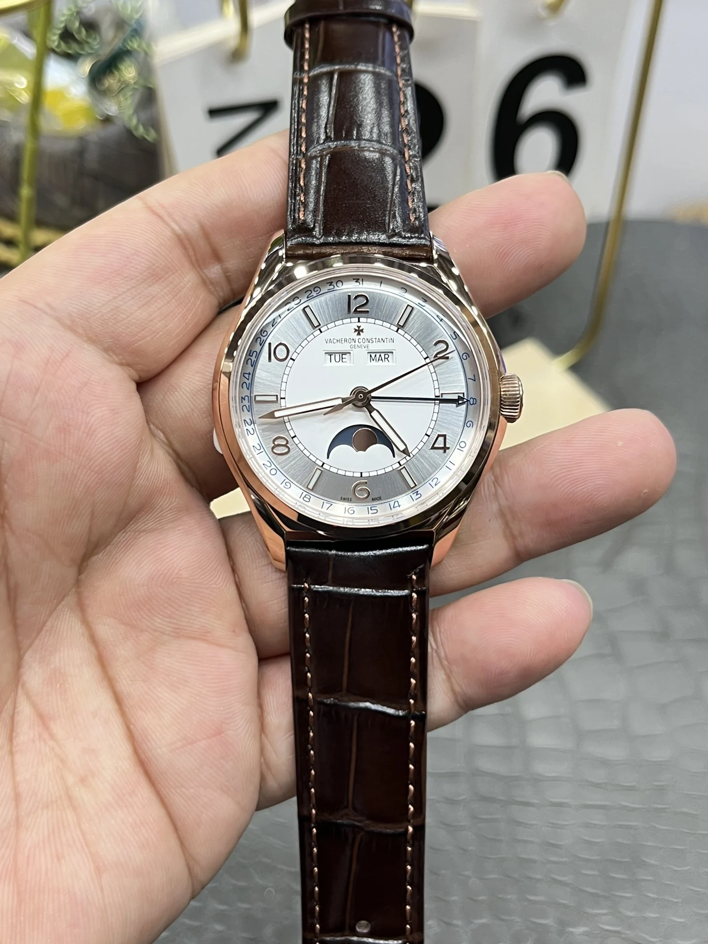 Vacheron Constantin Fiftysix — photographed off the sweep