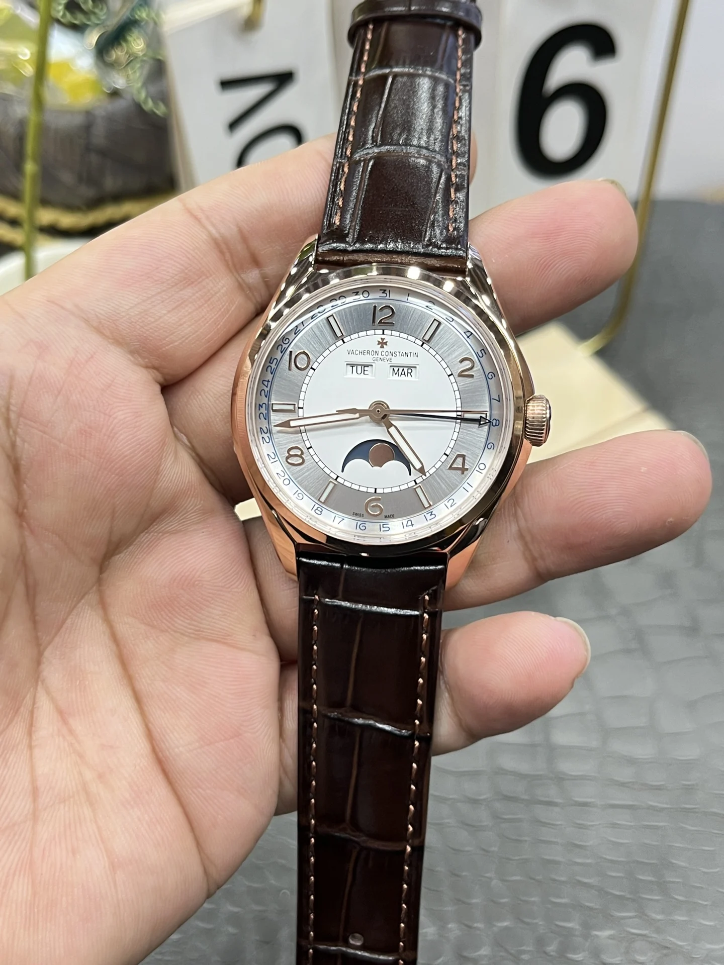 Vacheron Constantin Fiftysix — photographed off the sweep
