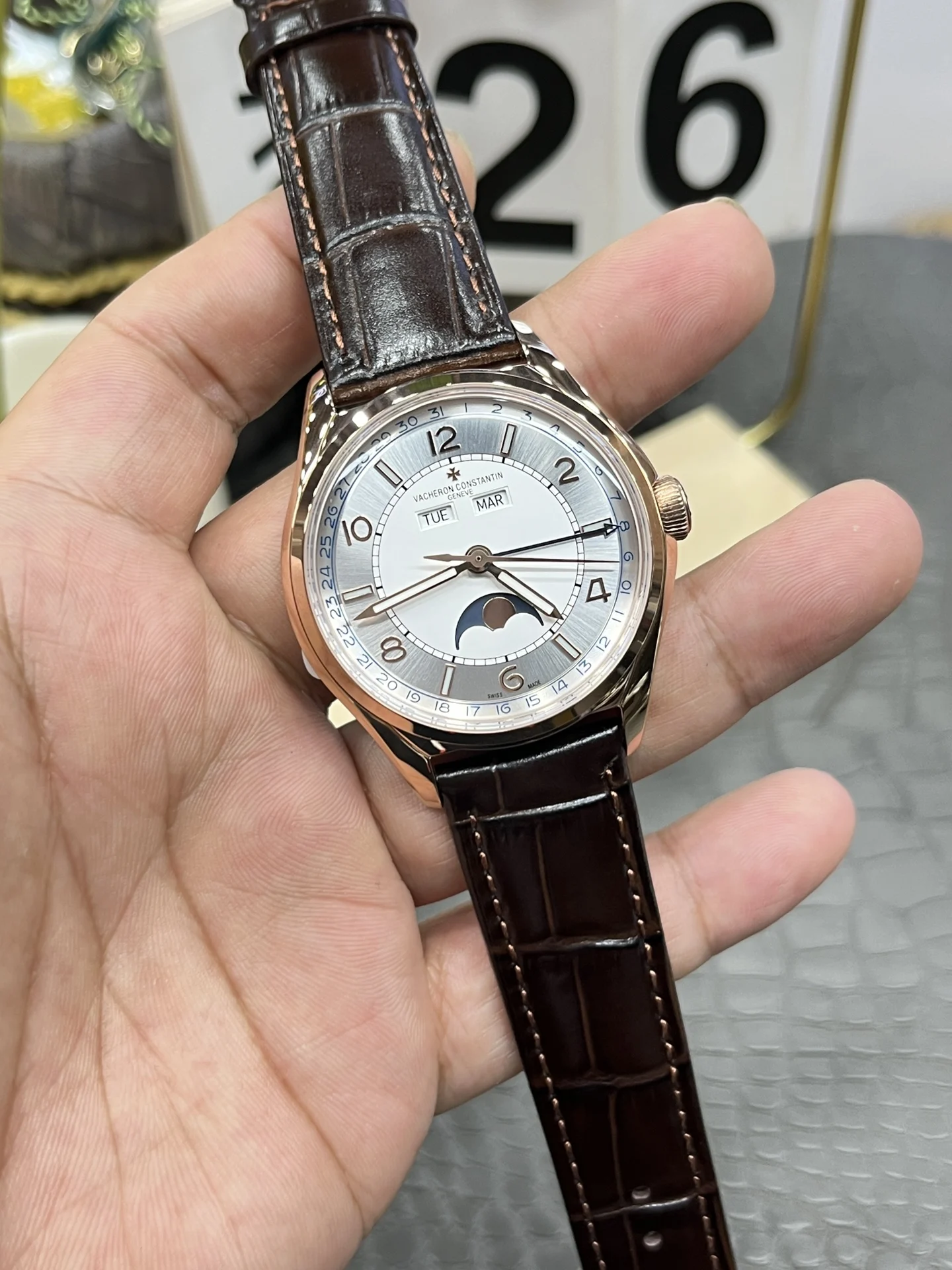 Vacheron Constantin Fiftysix — photographed off the sweep