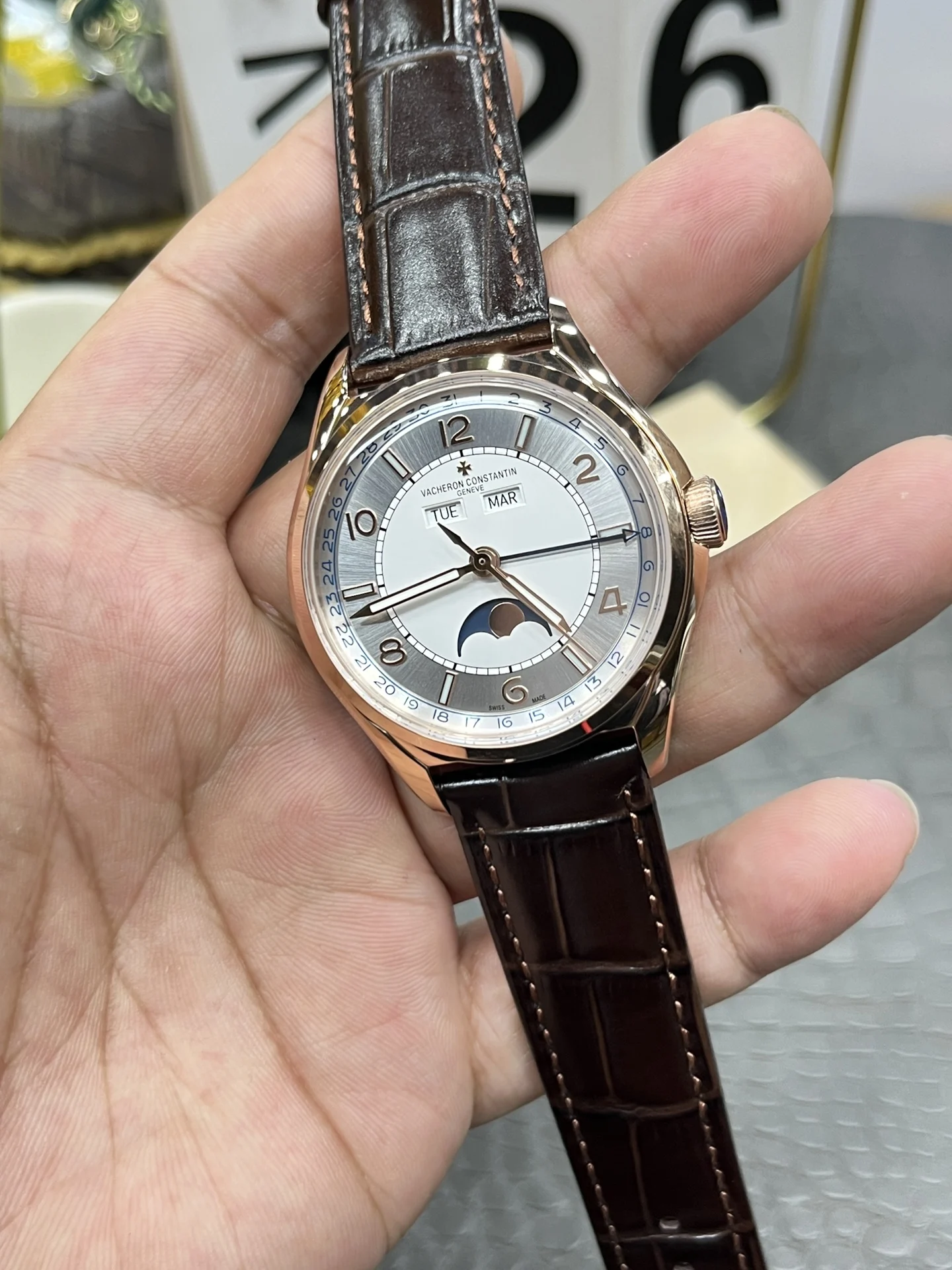 Vacheron Constantin Fiftysix — photographed off the sweep
