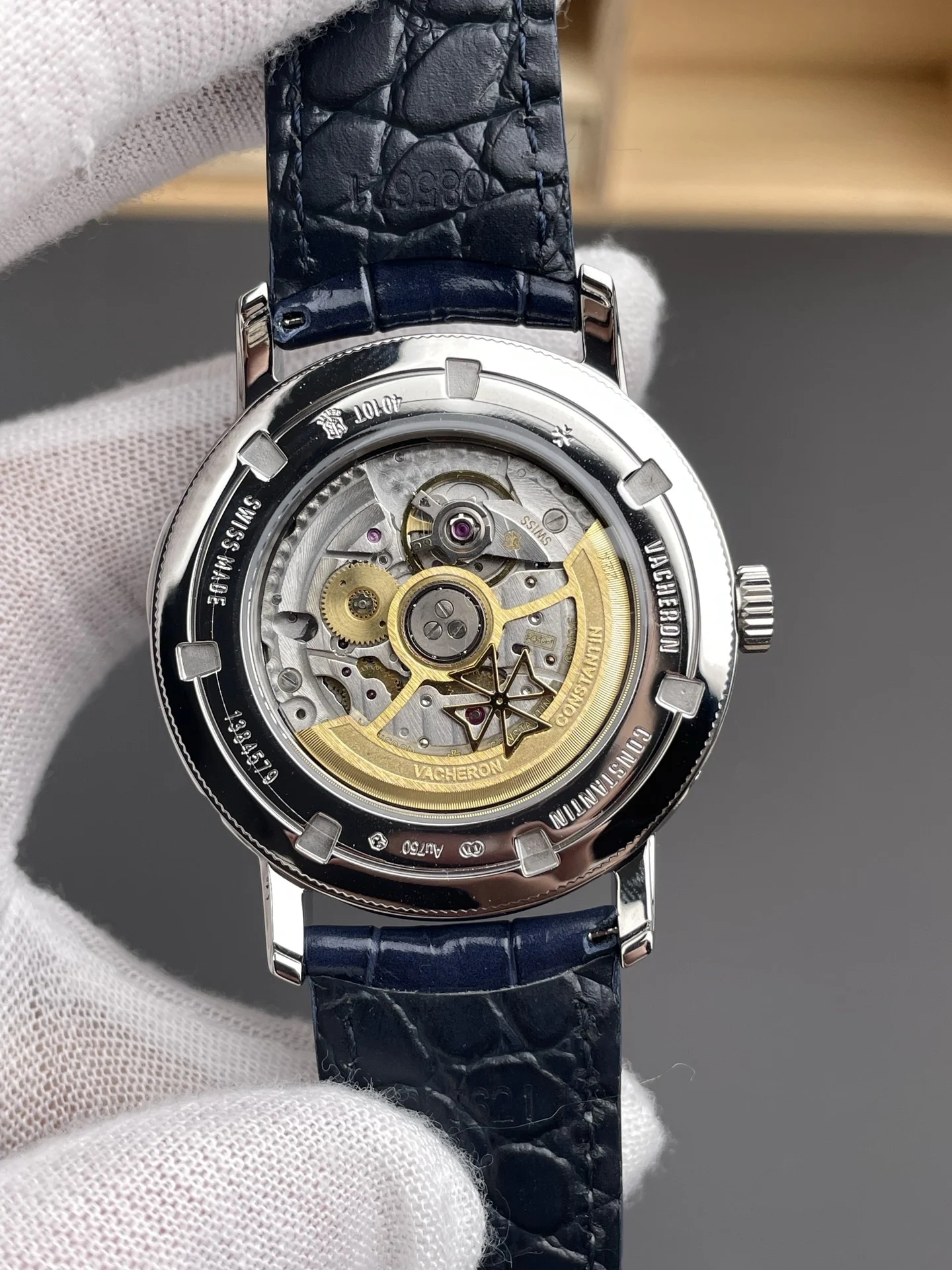 Vacheron Constantin Grey Dial — photographed off the sweep