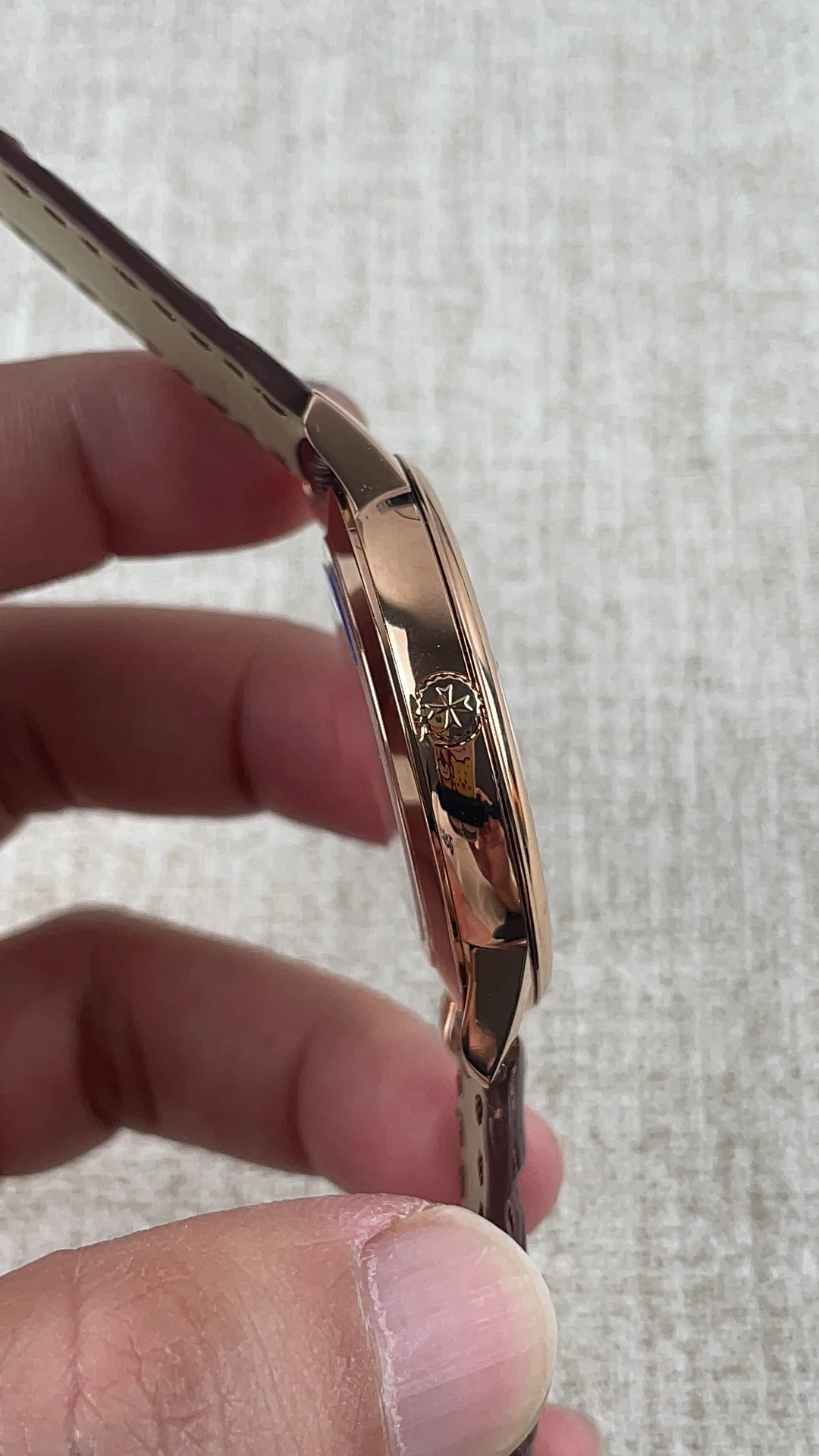 Vacheron Constantin Heritage 9015 movement — photographed off the sweep