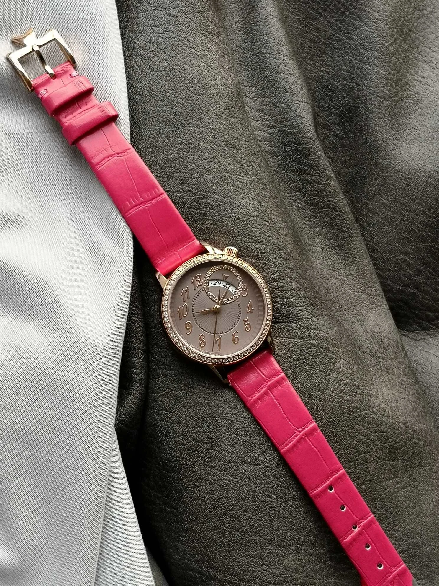 Vacheron Constantin Moon Phase White Dial — photographed off the sweep