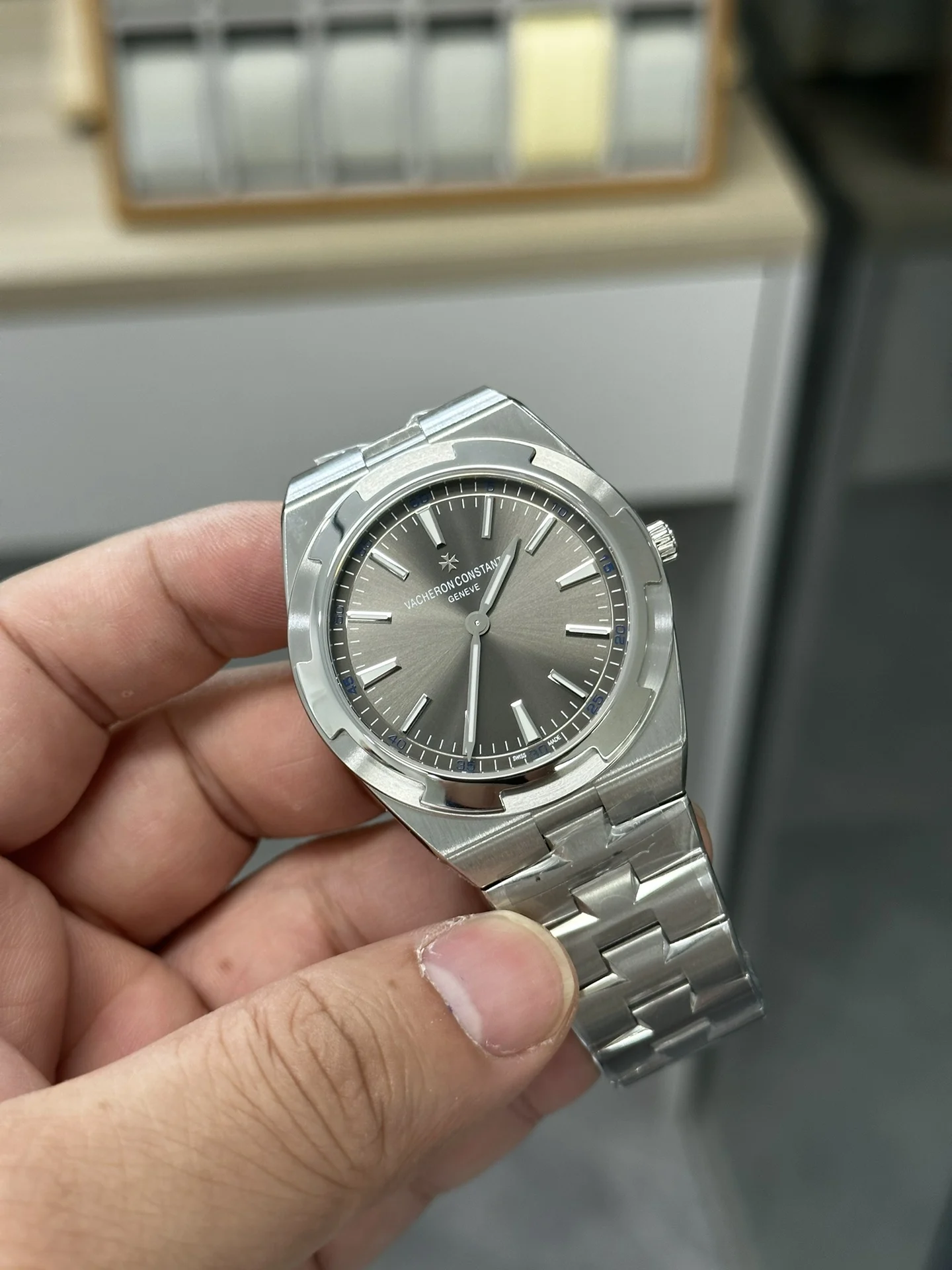 Vacheron Constantin Overseas — photographed off the sweep