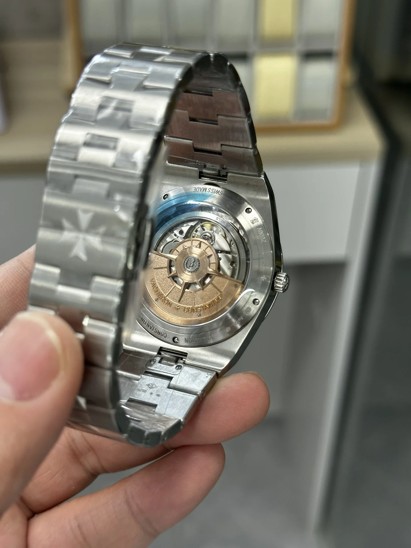 Vacheron Constantin Overseas — photographed off the sweep