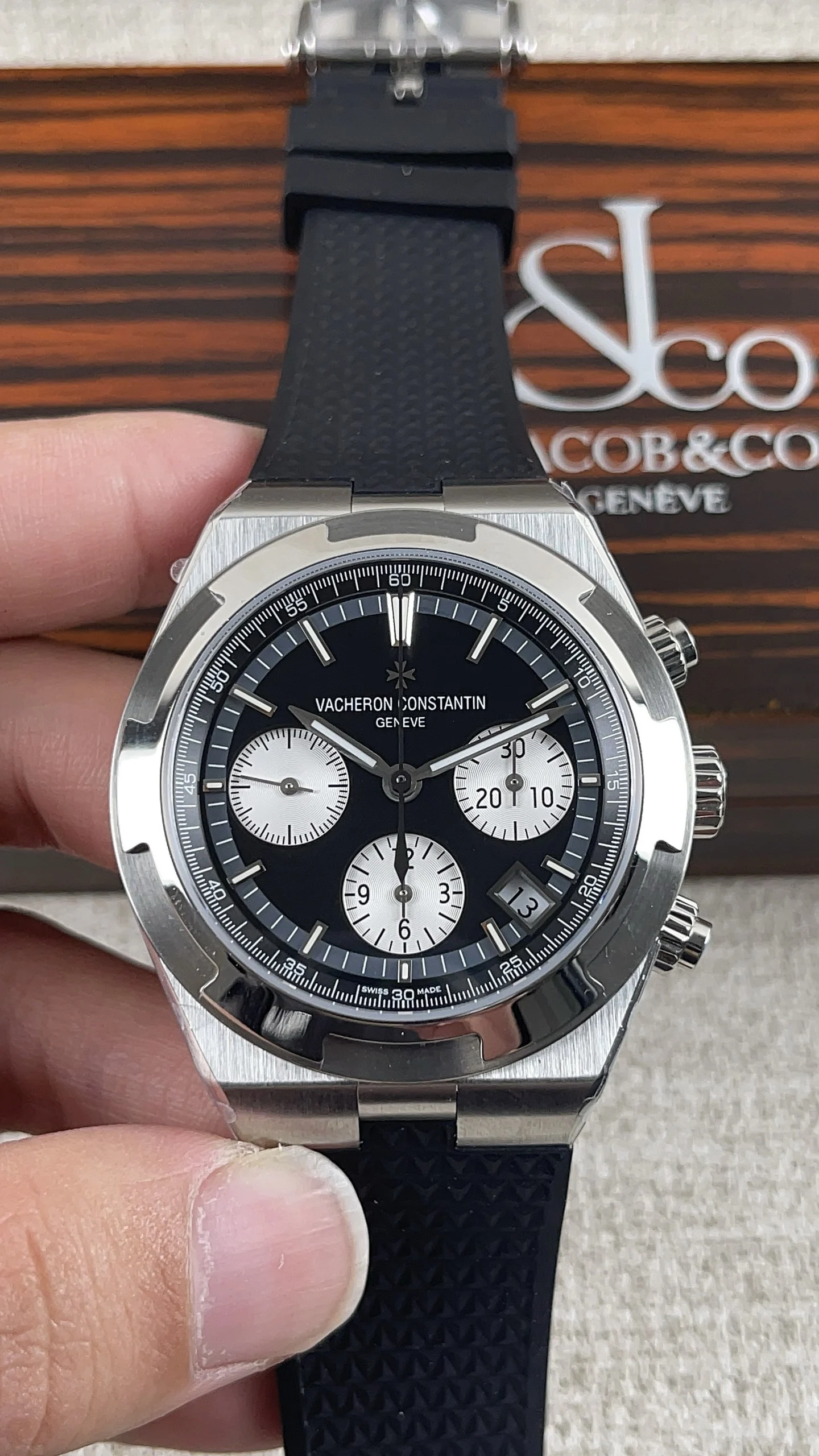 Vacheron Constantin Overseas — photographed off the sweep