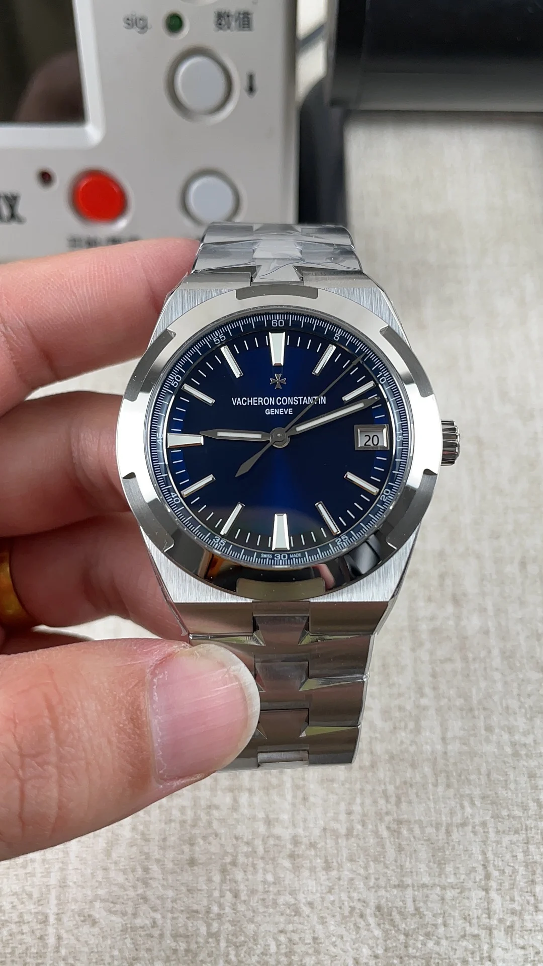 Vacheron Constantin Overseas — photographed off the sweep