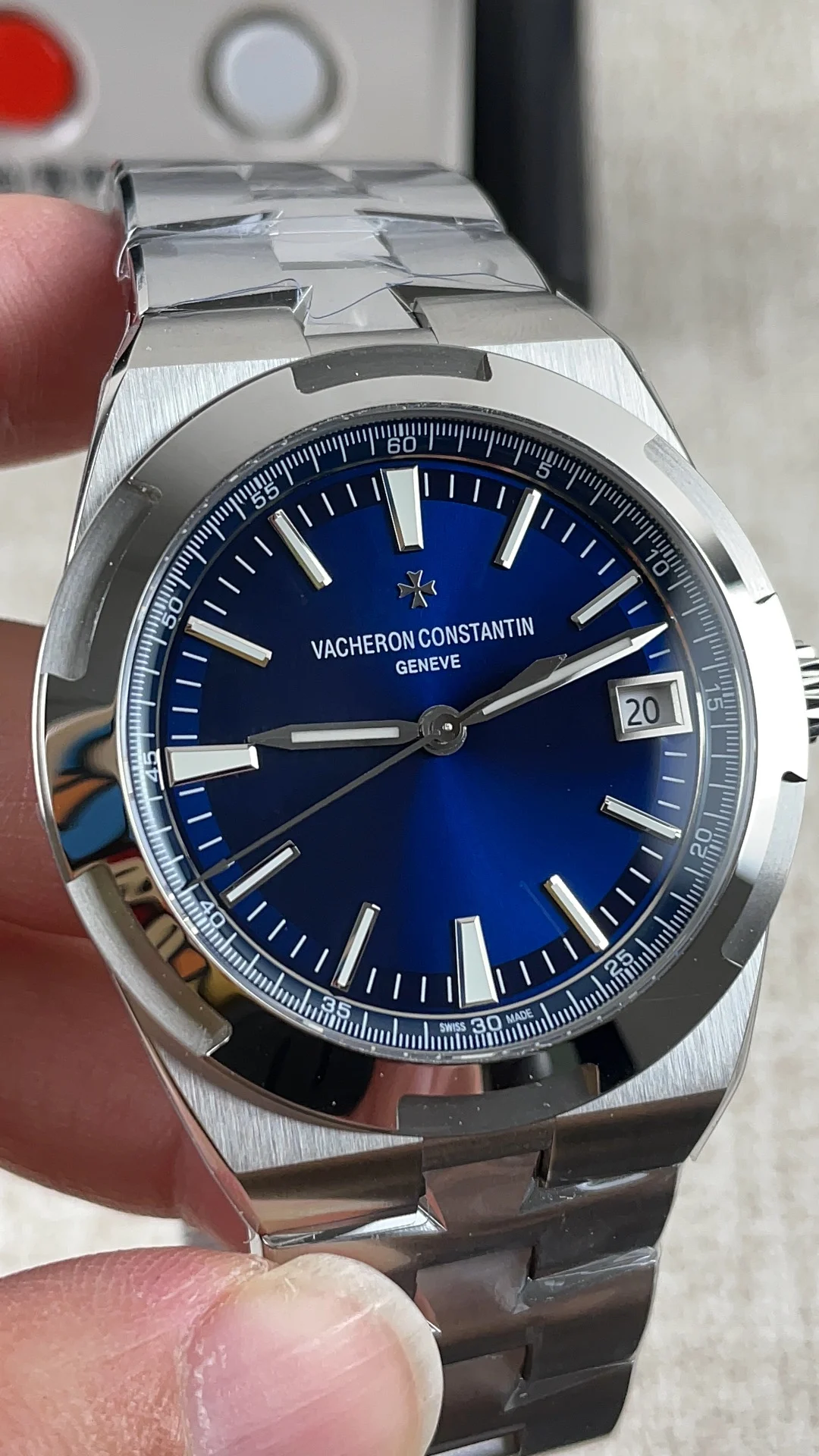 Vacheron Constantin Overseas — photographed off the sweep