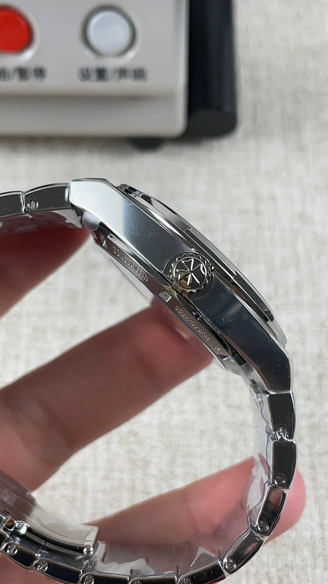 Vacheron Constantin Overseas — photographed off the sweep