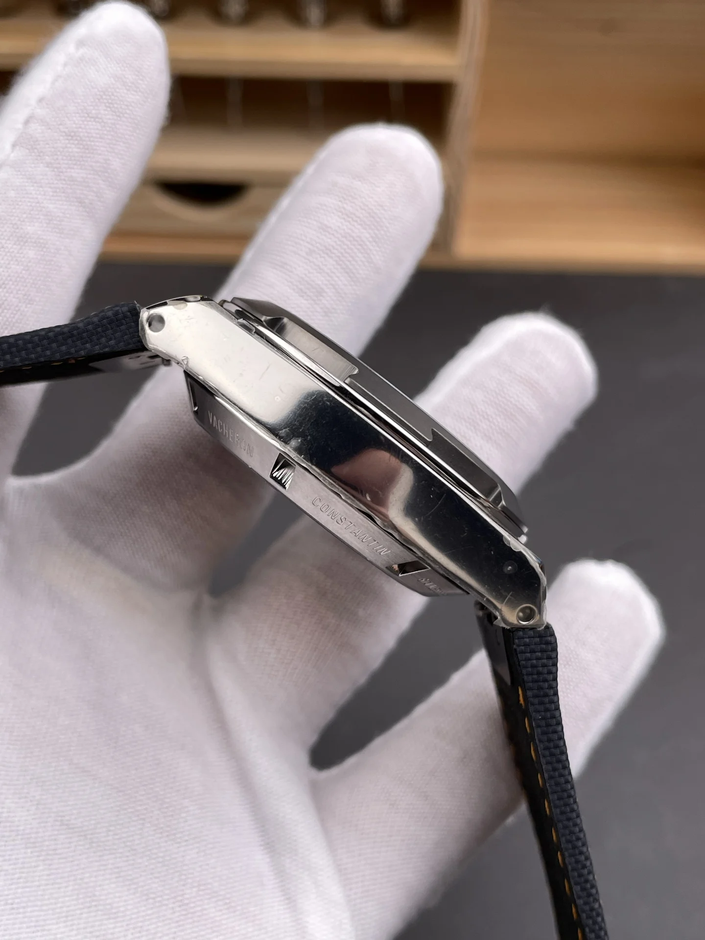 Vacheron Constantin Overseas 42mm — photographed off the sweep
