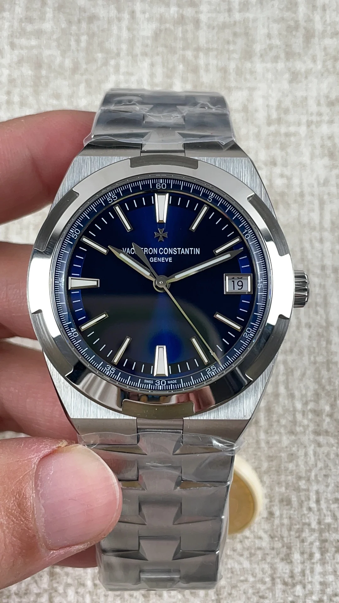 Vacheron Constantin Overseas — photographed off the sweep