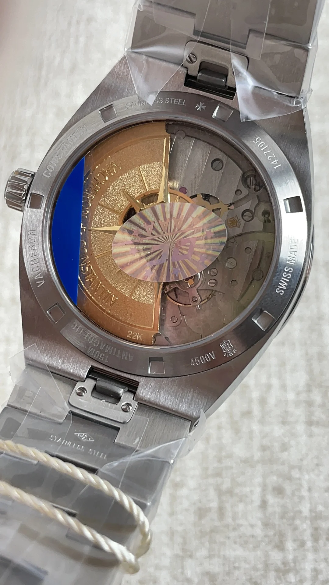 Vacheron Constantin Overseas — photographed off the sweep