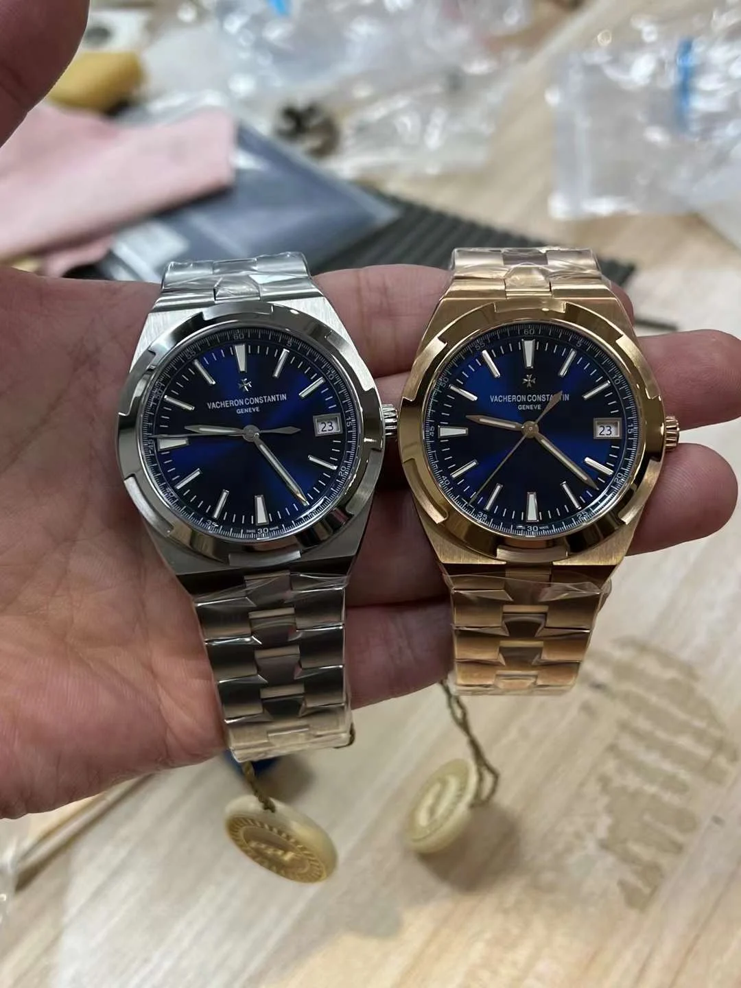 Vacheron Constantin Overseas — photographed off the sweep