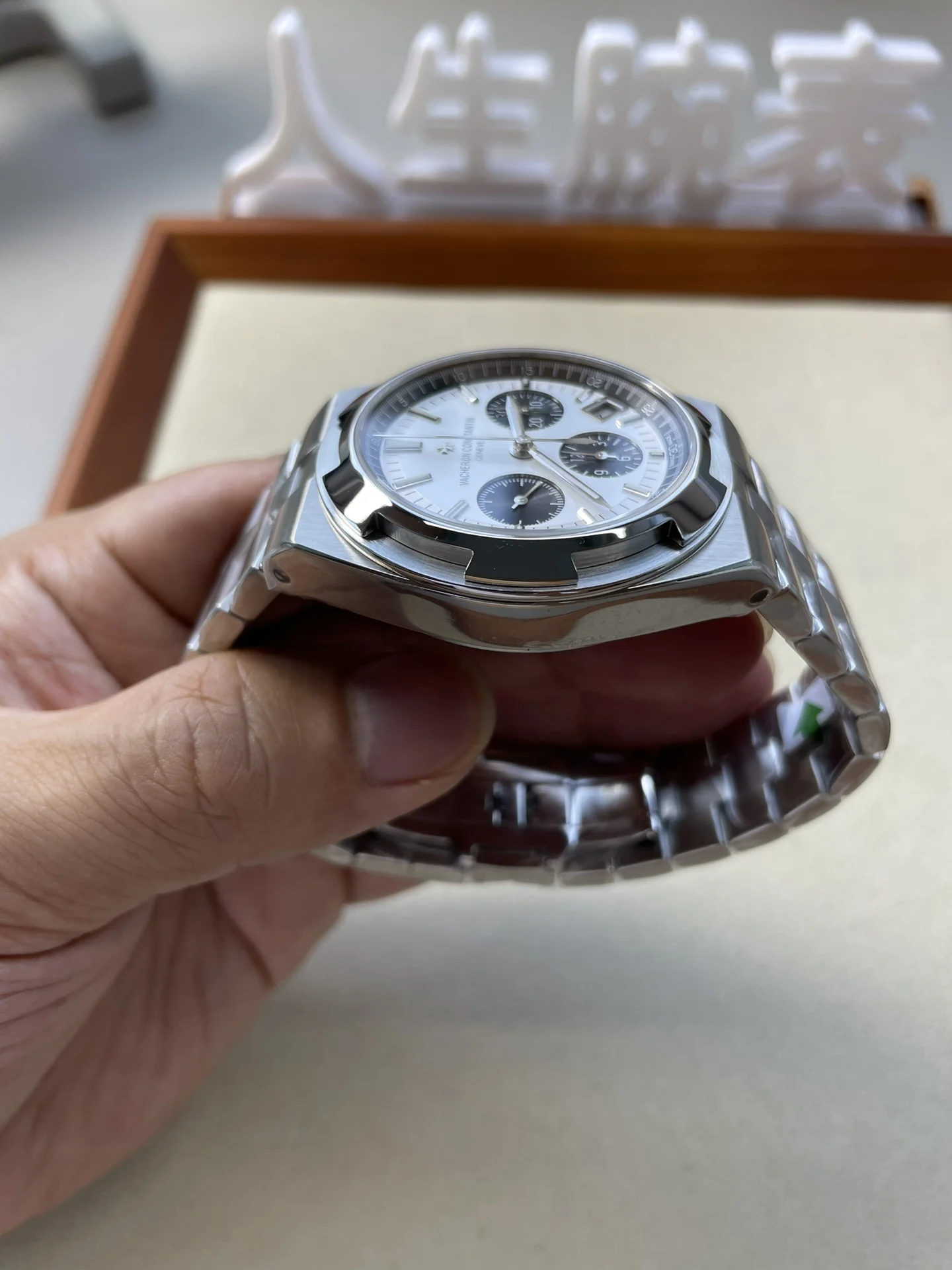 Vacheron Constantin Overseas — photographed off the sweep