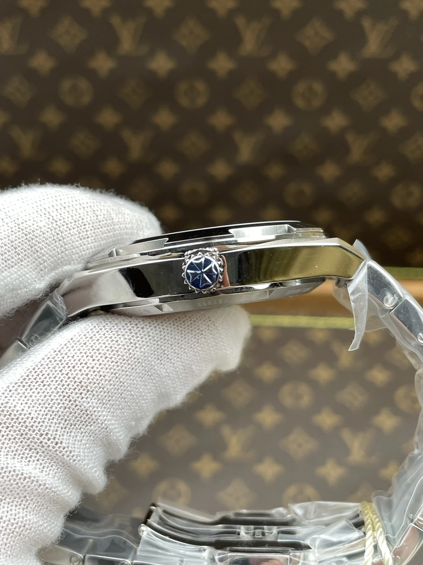 Vacheron Constantin Overseas Black Dial — photographed off the sweep