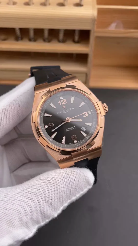 Vacheron Constantin Overseas Rose Gold Black Dial