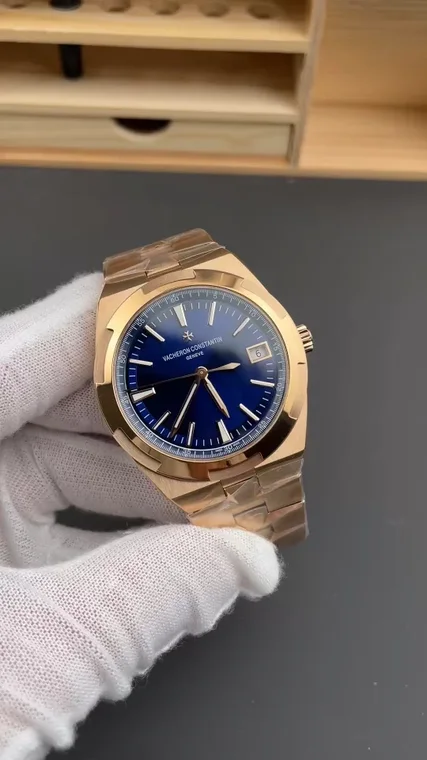 Vacheron Constantin Overseas Rose Gold Blue Dial 41mm