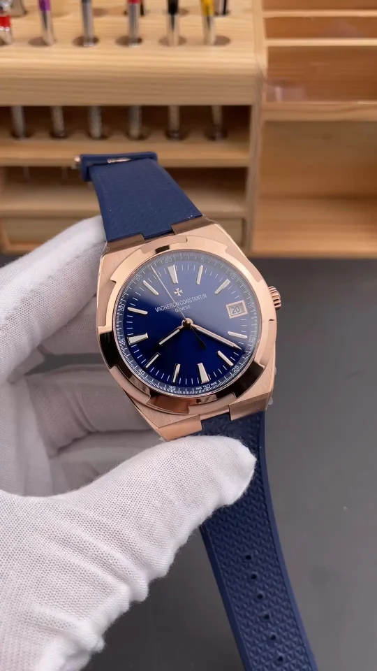 Vacheron Constantin Overseas Rose Gold Blue Dial 41mm