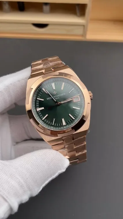 Vacheron Constantin Overseas Rose Gold Green Dial 41mm