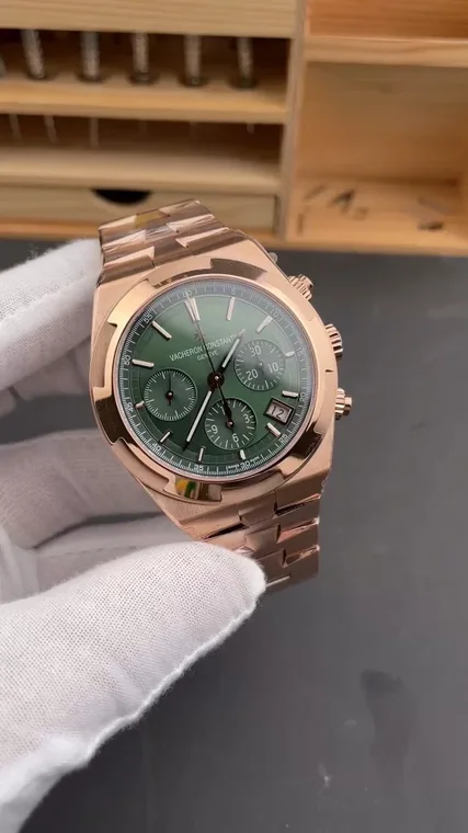 Vacheron Constantin Overseas Rose Gold Green Dial 42.5mm