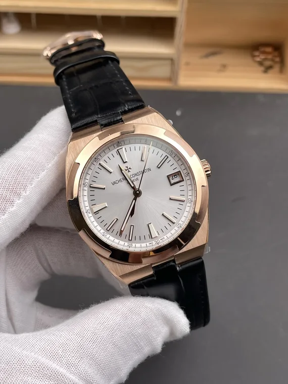 Vacheron Constantin Overseas Rose Gold Silver Dial