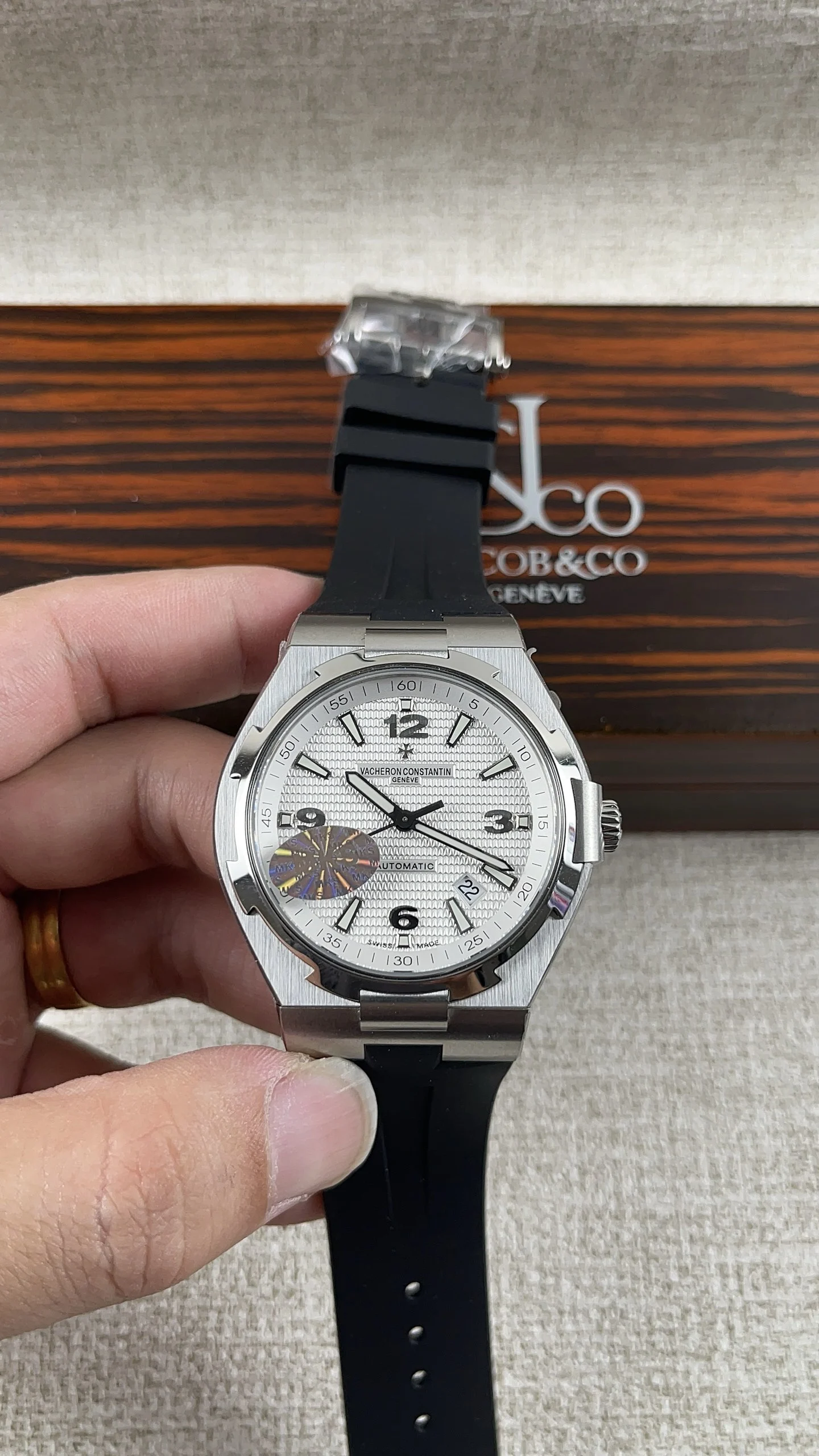 Vacheron Constantin Overseas — photographed off the sweep